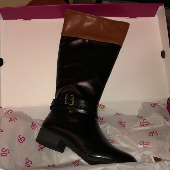 Trixie Black Two Tone Oxford Zippered Boots Size 10 Riding Boots - Picture 3 of 15